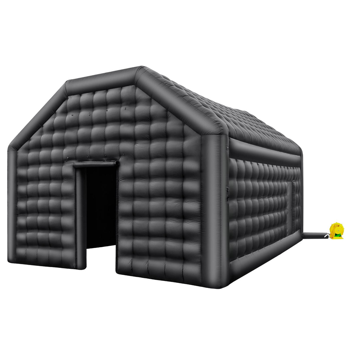 Inflatable Nightclub, 19.7 x 16.4 x 12 Ft, Blow up Party Tent with Disco Lights & 680W Blower, Large Inflatable Night Club Tent for Adults, Inflatable House Air Cube for Wedding Birthday Black