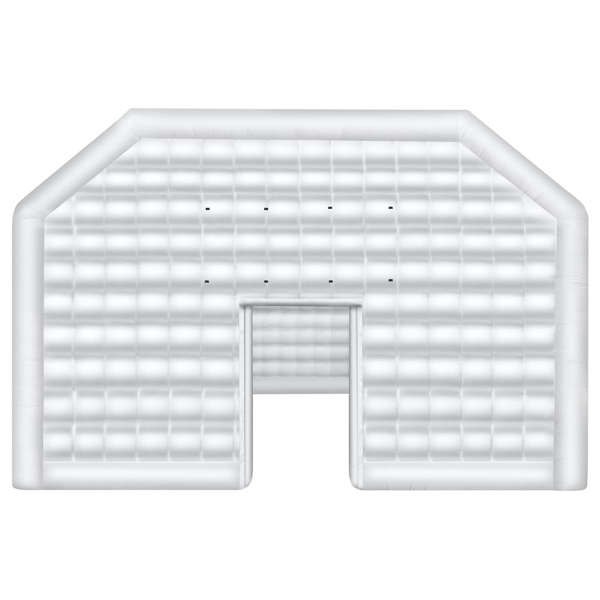 Inflatable Nightclub, 26.2 x 19.7 x 13.1 Ft, Blow up Party Tent with 1100W Blower, Large Inflatable Night Club Tent for Adults, Easy Setup Inflatable House Air Cube for Wedding Birthday White