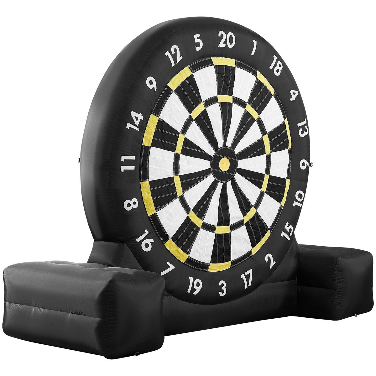 Inflatable Soccer Dart Board, over 10 ft High Giant Soccer Dart Board with 9 Kick Balls & Air Pump, 2-Minutes Setup & Storage Bag for Easy Carrying, for Giant Yard Games, Giant Kick Darts Game