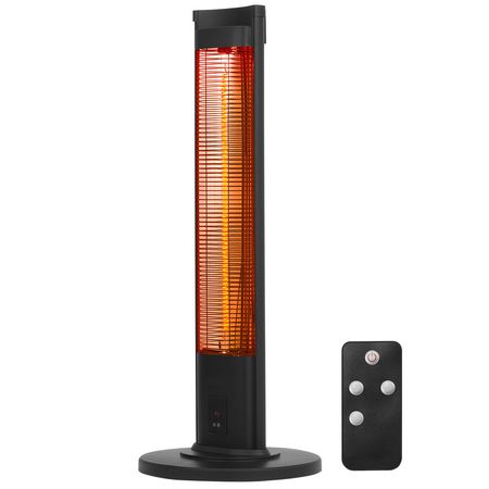 Infrared Heater, 1500W Electric Space Heater with Remote Control, 2 Speeds & Easy Operate, Indoor/Outdoor for Patio Bedroom,Studio,Porch,Dining Room,Studio