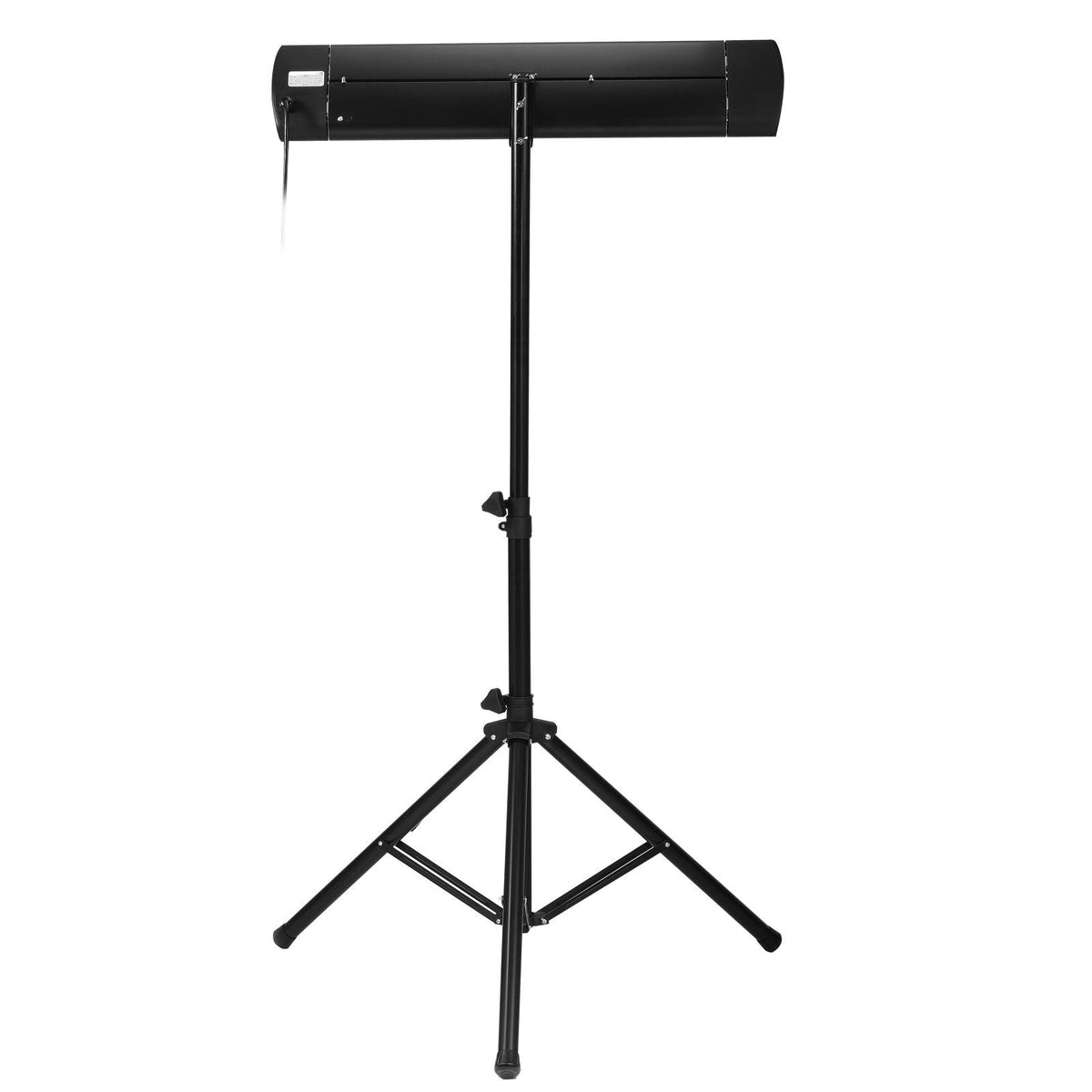 Infrared Heater, 1500W Remote Control Electric Space Heater, LED Screen Patio Heater w/ 3 Speeds & Timer, Outdoor/Outdoor for Porch,Dining Room,Studio, with Stand & Mount to Ceiling/Wall,34in L