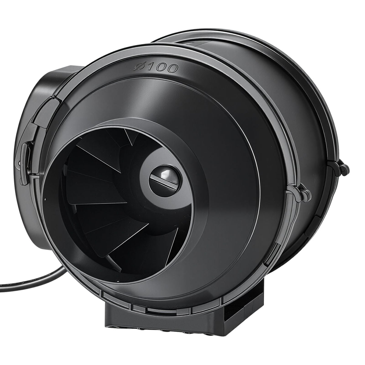 Inline Duct Fan, 4 in Quiet Inline Exhaust Fan, 180 CFM Powerful AC-Motor Ventilation Fans for Cooling Booster, High Air Flow, Vent Blower Fans for Indoor Grow Tents Basement Hydroponics
