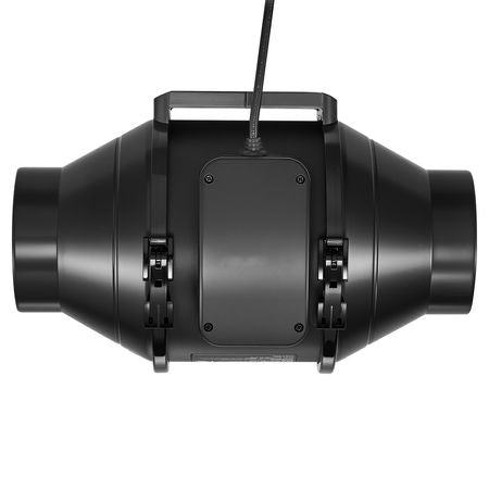 Inline Duct Fan, 4 in Quiet Inline Exhaust Fan, 180 CFM Powerful AC-Motor Ventilation Fans for Cooling Booster, High Air Flow, Vent Blower Fans for Indoor Grow Tents Basement Hydroponics