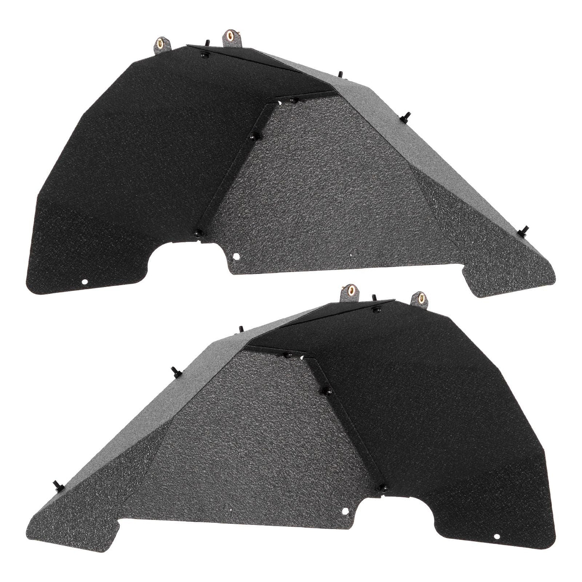Inner Fender Liner, Rear Fender Liner Compatible with 2007-2018 Jeeps JK/JKU 2/4 Doors, Steel Mud Guards Bolt-on Style Fenders Flare, Wheel Well Cover Fenders Flare Liners, Scratch-Resistant