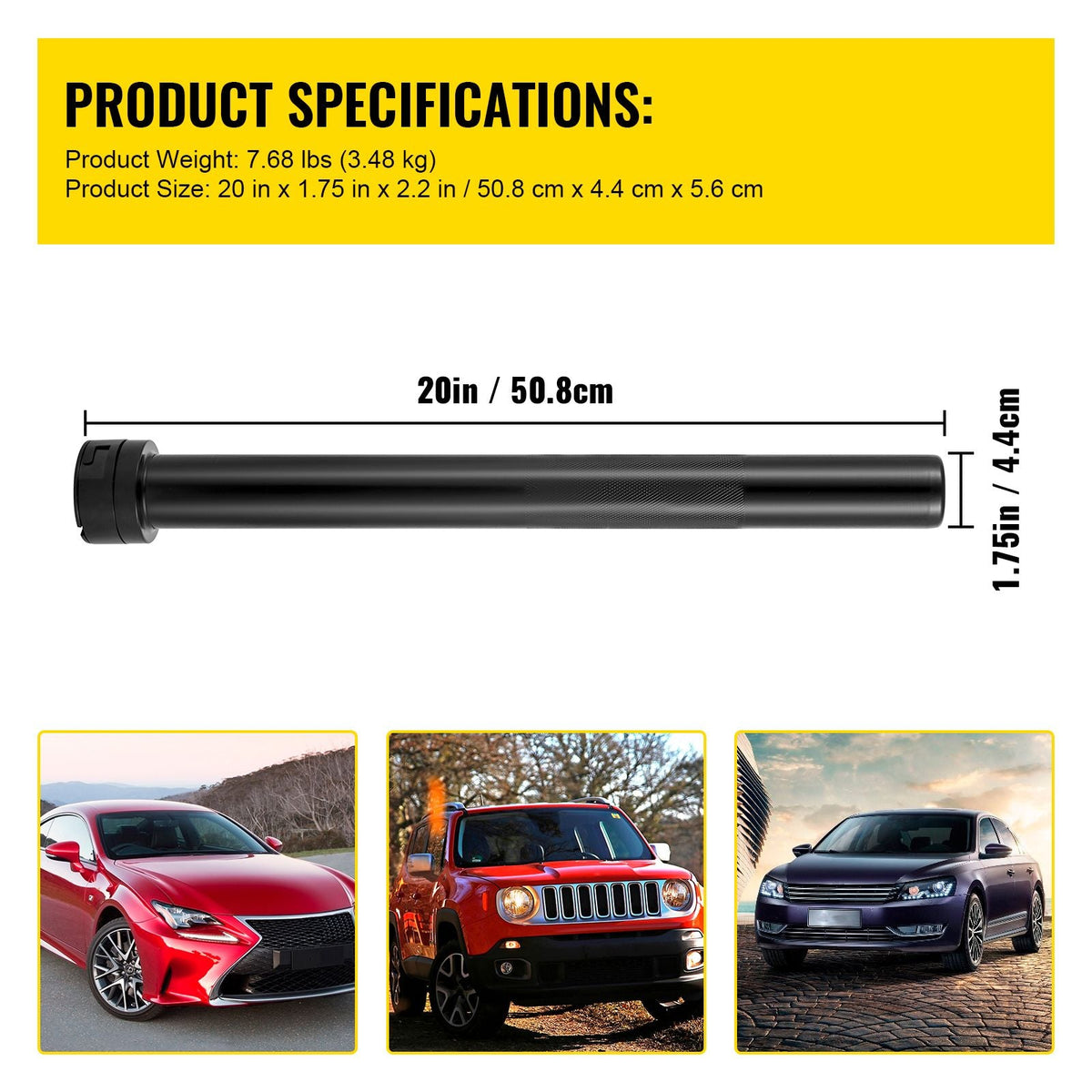 Inner Tie Rod Installation Kit, Includes 13 Crowfoot Adapters, Durable 1/2 Inch Drive Tube for Efficient Removal, Crafted from Robust Steel, Ideal for Automotive Maintenance
