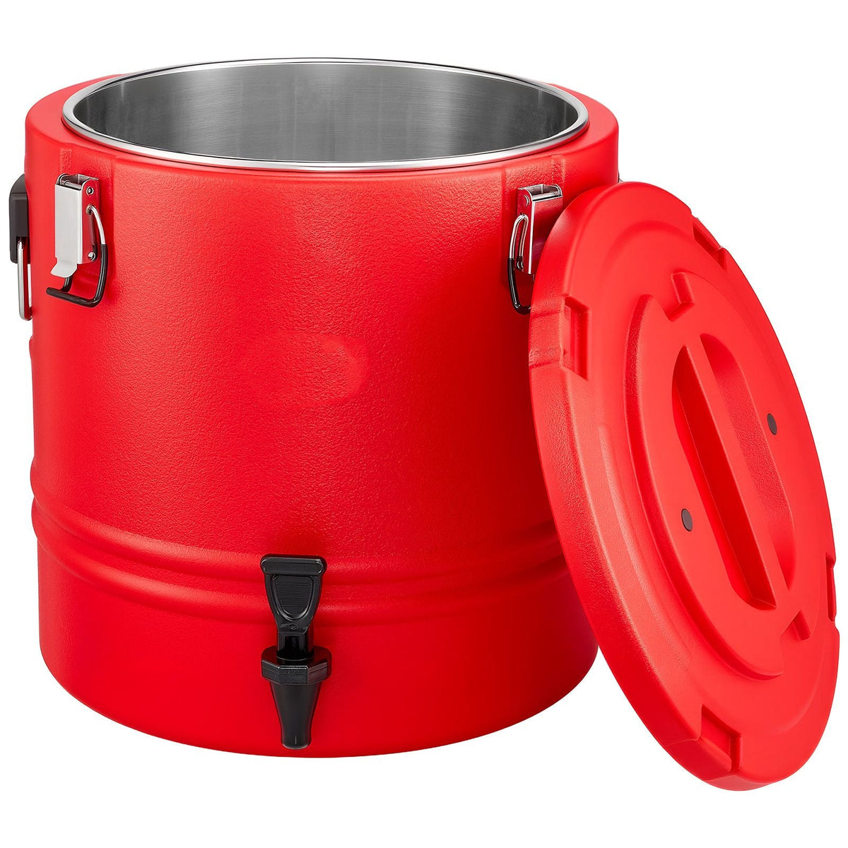 Insulated Beverage Dispenser, 8 Gal/30.3L Thermal Hot and Cold Drink Server Dispenser with Spigot, Food-Grade Cooler Jug with 304 Stainless Steel Interior, for Tea Coffee Restaurant Outdoor