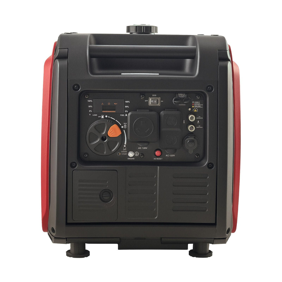 Inverter Generator, 4200W Peak Watt Quiet Inverter Generator, Electric Start Inverters Generators for Home Outdoor, Gas Powered, Stable Power, CO Sensor, RV Ready 8.3A Outlet, Long Run Time