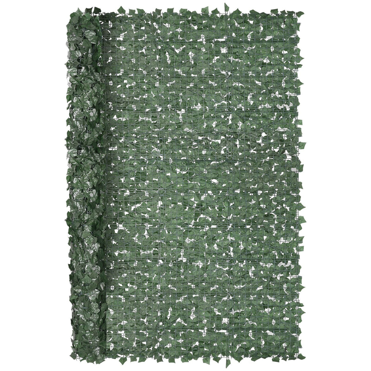 Ivy Privacy Fence, 96 x 72 in Artificial Green Wall Screen, Greenery Ivy Fence with Strengthened Joint, Faux Hedges Vine Leaf Decoration for Outdoor Garden, Yard, Balcony, Patio Decor