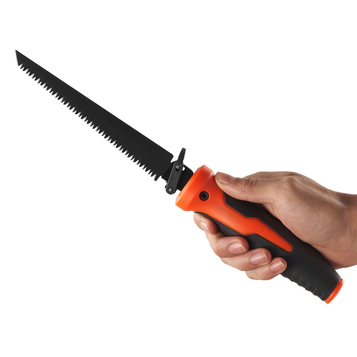 Jab Saw, 6 in Keyhole Saw with Soft Grip Handle, 8-In-1 Multi-Blades Drywall Jab Saw, Sharp Jab Saw with Triple Ground Teeth, for Cutting Drywall Wood Metel Plastic Plywood Wallboard Thin Sheet