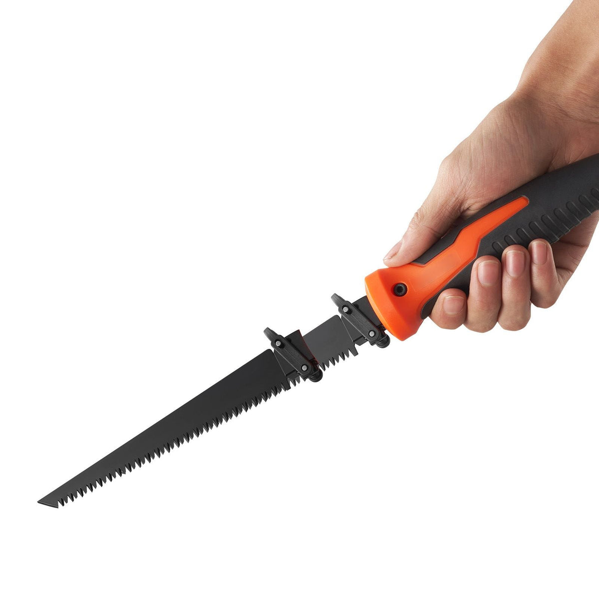 Jab Saw, 6 in Keyhole Saw with Soft Grip Handle, 8-In-1 Multi-Blades Drywall Jab Saw, Sharp Jab Saw with Triple Ground Teeth, for Cutting Drywall Wood Metel Plastic Plywood Wallboard Thin Sheet