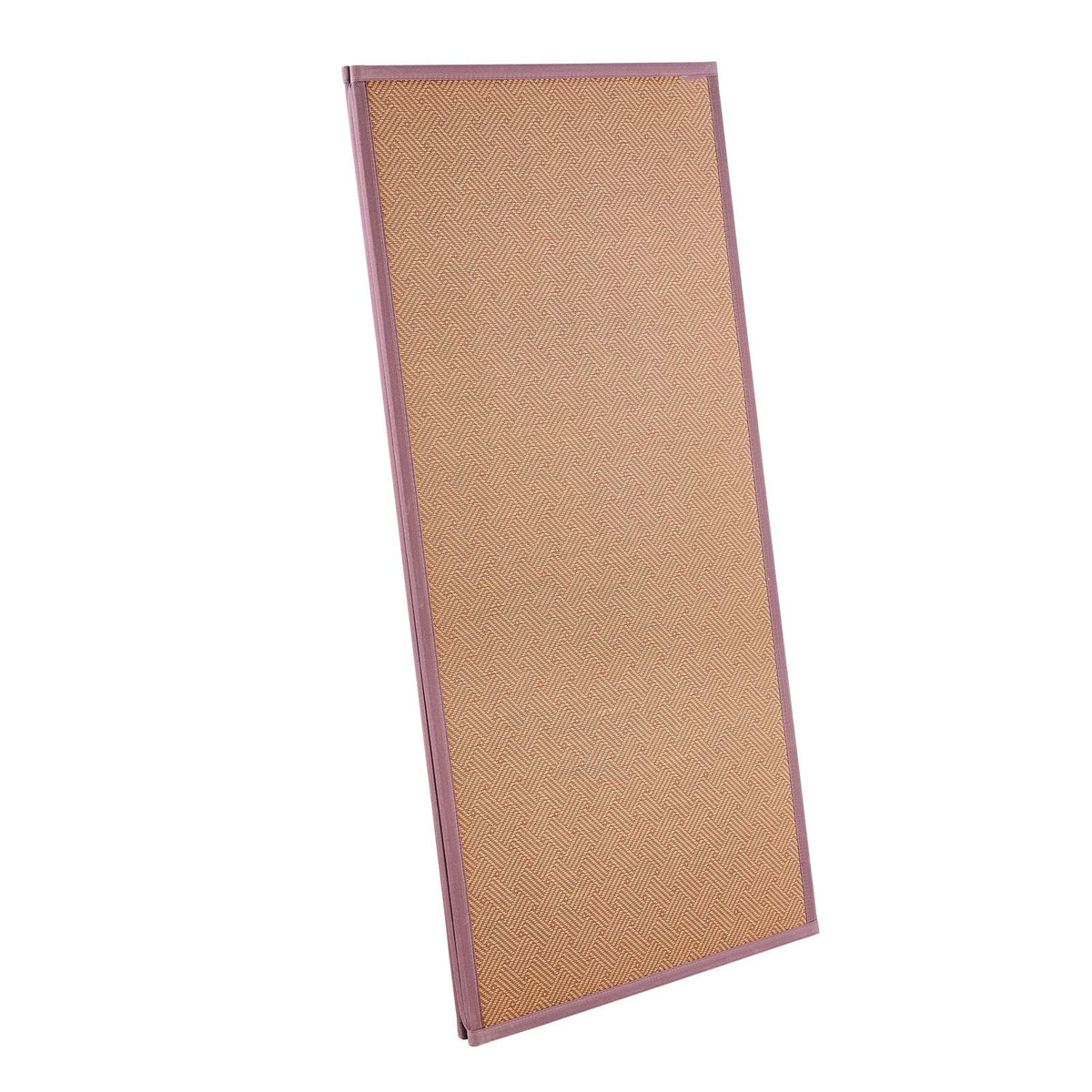 Japanese Tatami Mat, 80 x 55 in Foldable Handwoven Natural Rattan Tatami Mat, Non-Slip & Easily Cleaned Japanese Tatami Floor Mat, Summer Breathable Sleeping Mat for Meditation Yoga Relaxation