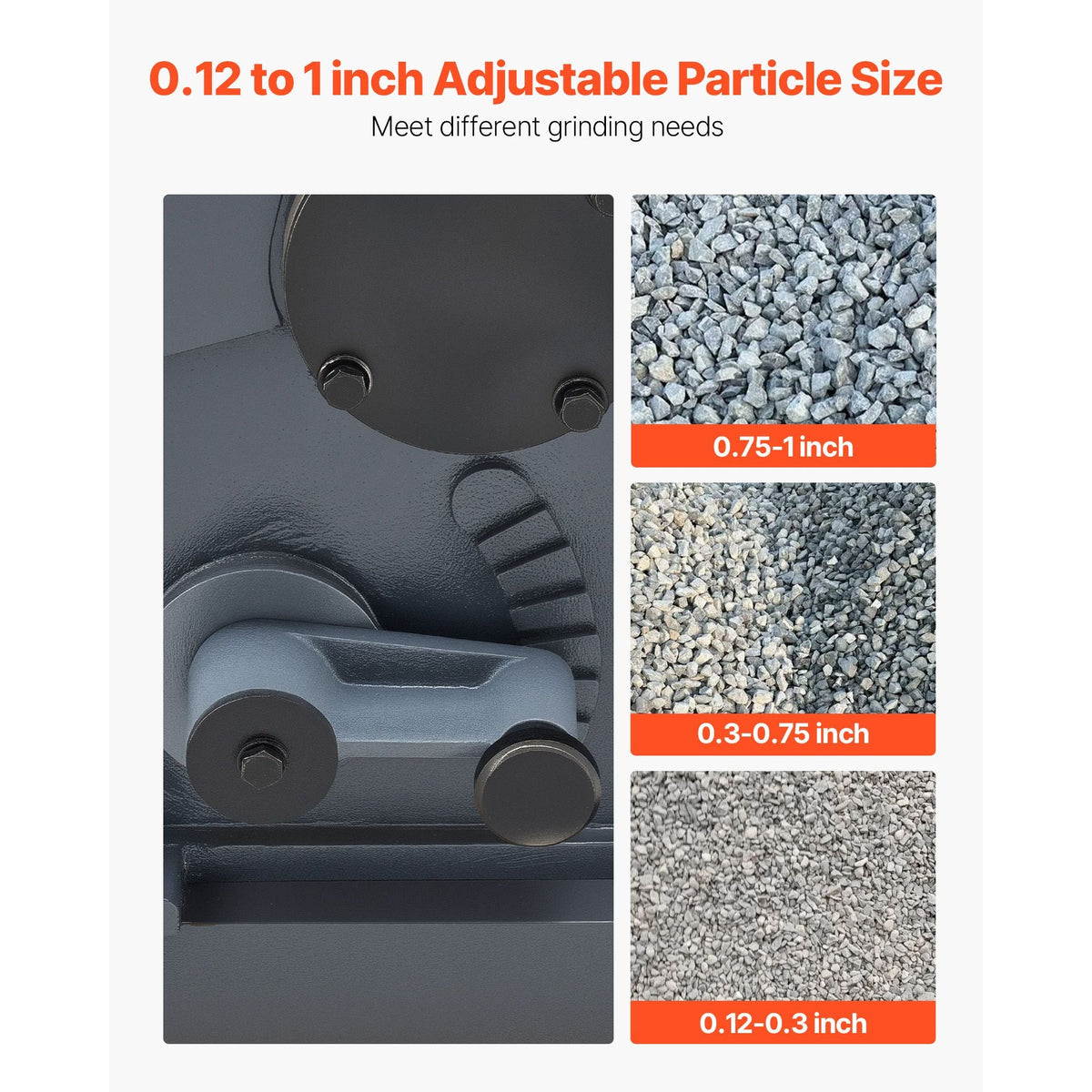 Jaw Crusher Machine, 4KW High Power Rock Stone Crush Machine, 7.87 x 9.65 inch Feeding Port, 1740 RPM Speed Stone Shatter Grinder, Electric Stone Shatter 220V, for Rock Coal Glass Bottle