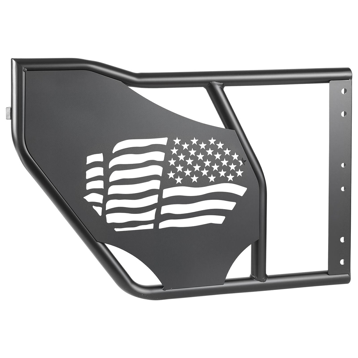 Jeep Tube Doors, 4-Door, Compatible with 2007-2018 Jeep Wrangler JK Unlimited, Steel Off Road Front & Rear Tubular Half Doors with DOT Certified Side View Mirrors, Storage Bag and Rubber Pads