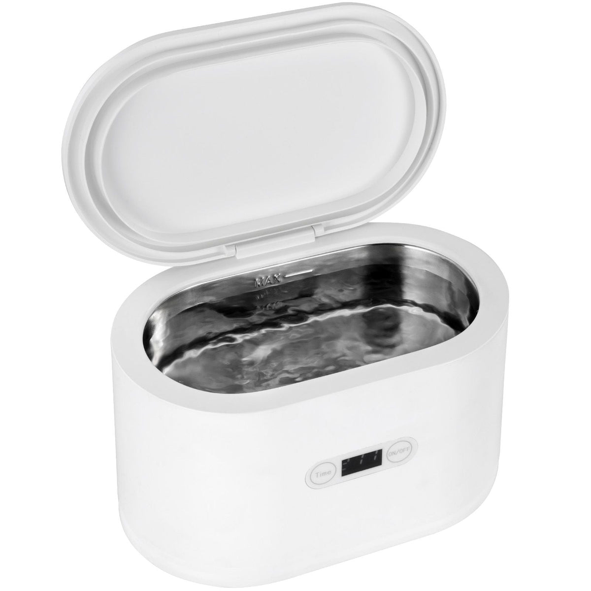 Jewelry Cleaner Ultrasonic Machine, Ultrasonic Cleaner Machine Portable 22oz (650ml) with 5 Digital Timer, Sonic Jewelry Cleaner with 2 Cleaning Baskets for Eyeglasses, Watches, Dentures, Rings