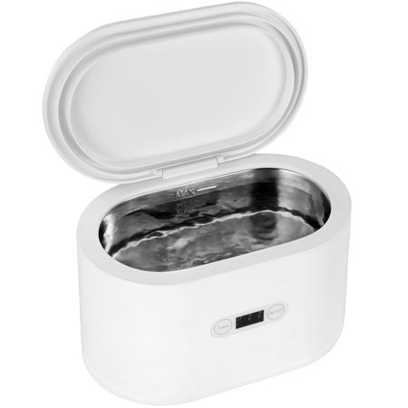 Jewelry Cleaner Ultrasonic Machine, Ultrasonic Cleaner Machine Portable 22oz (650ml) with 5 Digital Timer, Sonic Jewelry Cleaner with 2 Cleaning Baskets for Eyeglasses, Watches, Dentures, Rings