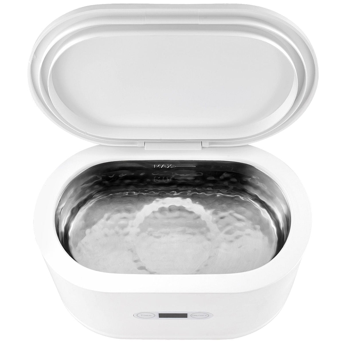 Jewelry Cleaner Ultrasonic Machine, Ultrasonic Cleaner Machine Portable 22oz (650ml) with 5 Digital Timer, Sonic Jewelry Cleaner with 2 Cleaning Baskets for Eyeglasses, Watches, Dentures, Rings