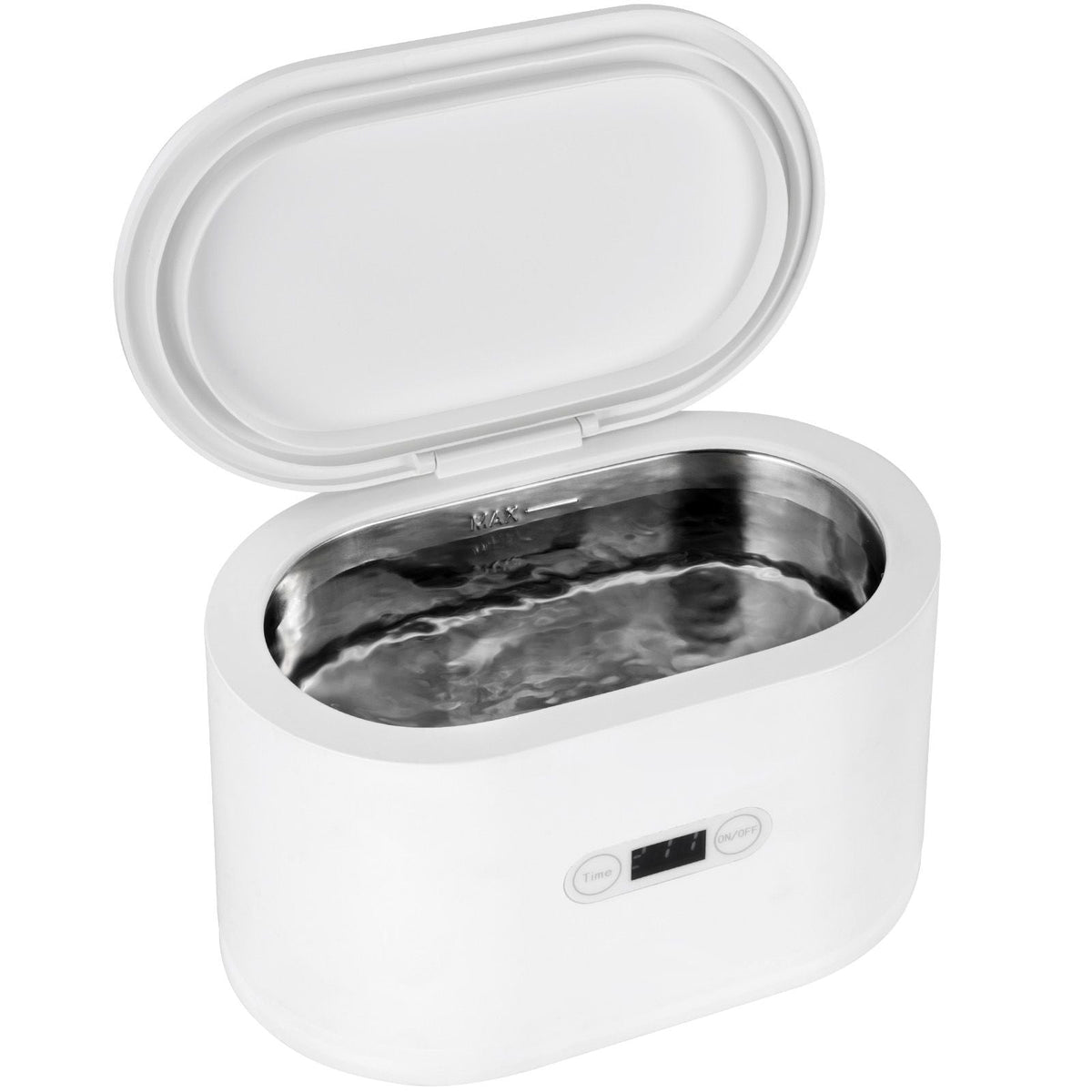 Jewelry Cleaner Ultrasonic Machine, Ultrasonic Cleaner Machine Portable 22oz (650ml) with 5 Digital Timer, Sonic Jewelry Cleaner with 2 Cleaning Baskets for Eyeglasses, Watches, Dentures, Rings