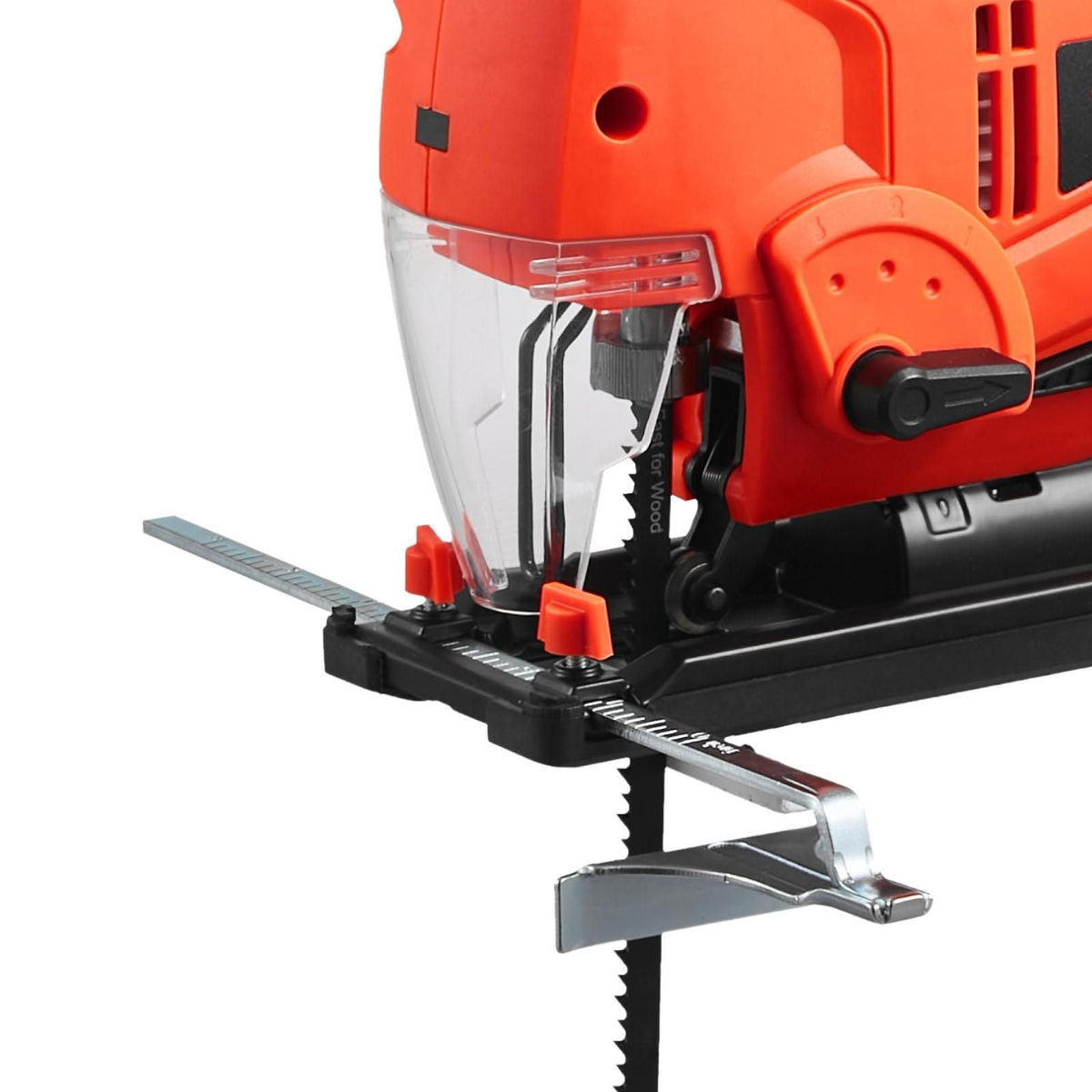 Jig Saw, 6.5 Amp, 3000 SPM Blade Speed, Electric Jigsaw with 6 pcs Blades, LED Light, 6 Variable Speed, 0- 45° Bevel Cuts, 4 Orbital Settings for Straight/Circle Cutting, for Wood and Metal