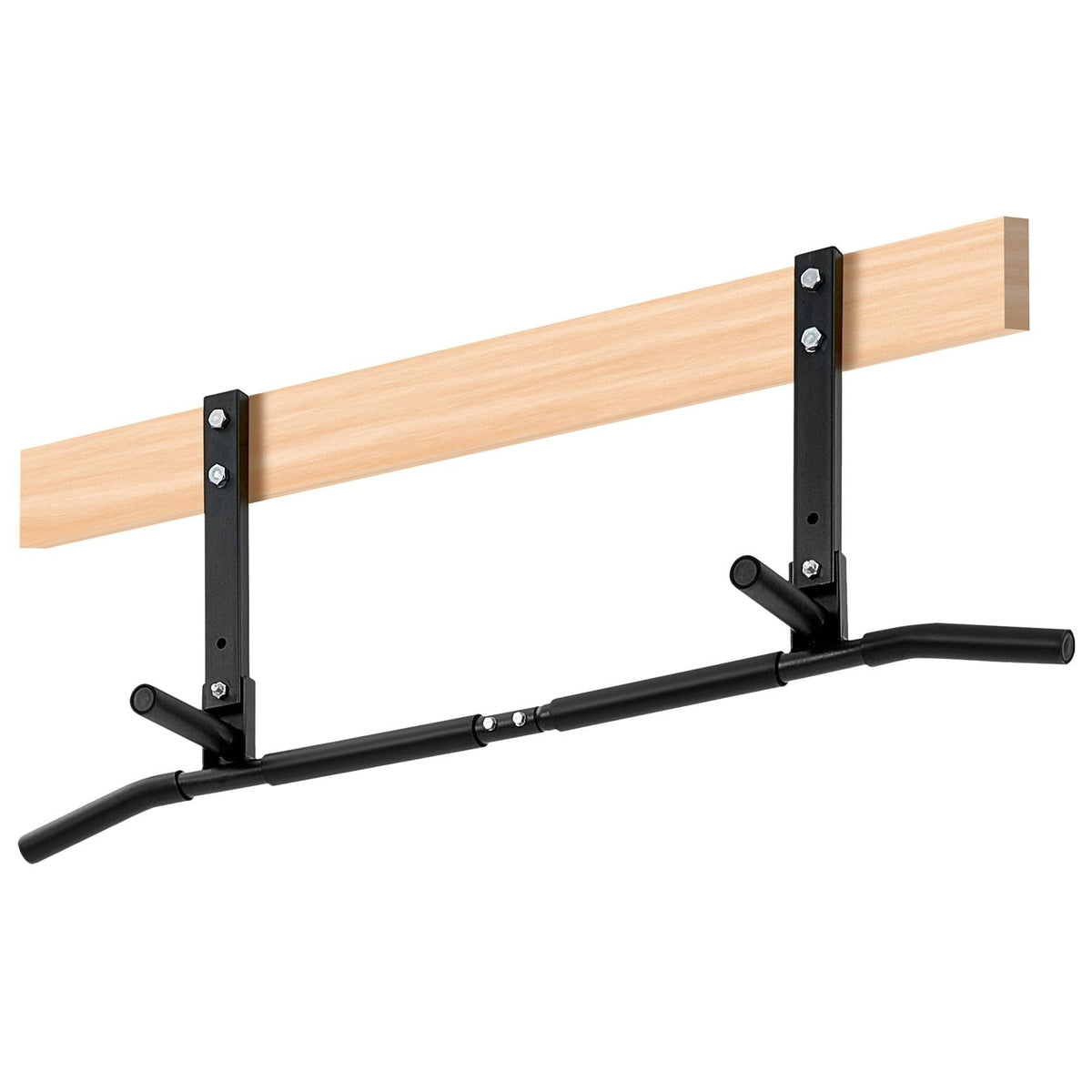 Joist Mount Pull Up Bar, Ceiling Mounted Chin Up Bar for Home Gym, Multi-Grip Pull Ups, 42 in Width Multifunctional Training Station, Heavy Duty Steel Upper Body Workout Bars, 440 lbs Capacity