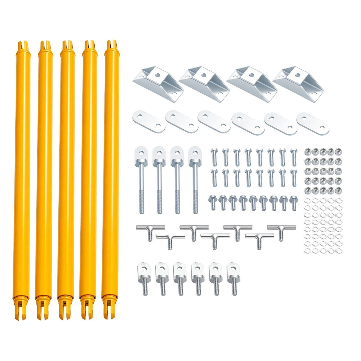 JT's Strong Arm Jack Stabilizer Kit 191025, Fits for 5th Wheel RV and Travel Trailer Kit, Fifth-Wheel Jack Stabilizer for Telescopic System, Reduces Chassis Movement, Easy Bolt-On Installation
