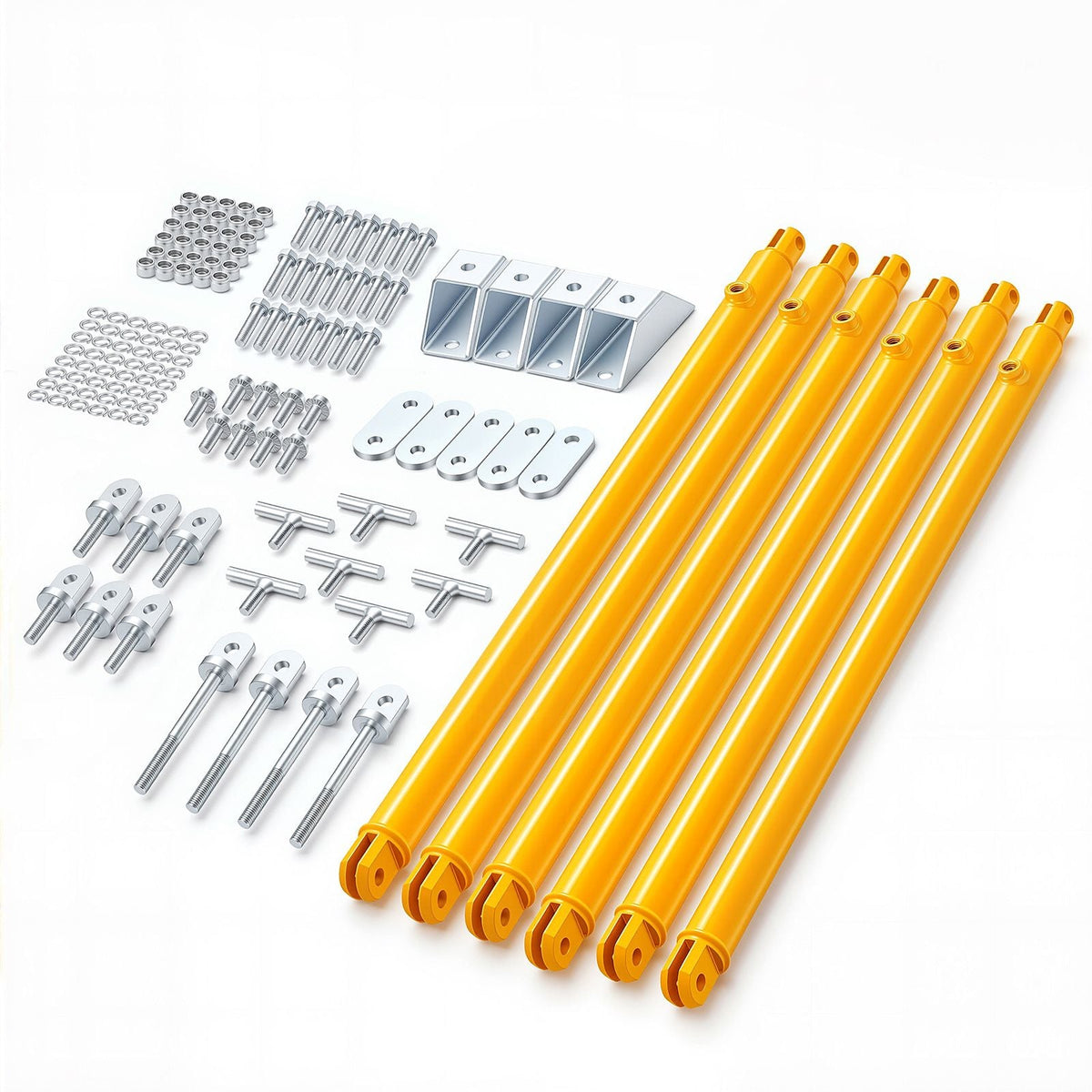 JT's Strong Arm Jack Stabilizer Kit 191025, Fits for 5th Wheel RV and Travel Trailer Kit, Fifth-Wheel Jack Stabilizer for Telescopic System, Reduces Chassis Movement, Easy Bolt-On Installation