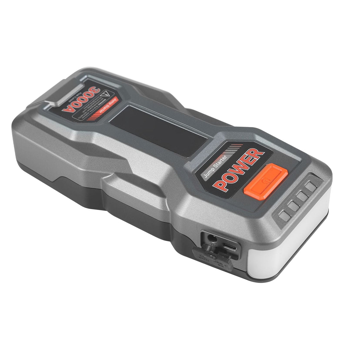 Jump Starter, 3000A Peak, Car Jumper Starter Battery Pack, 12V Portable Lithium Battery Booster, Jump Box Power Bank with 3 Modes Flashlight and Jumper Cable, for Up to 9L Gas/7L Diesel Engines