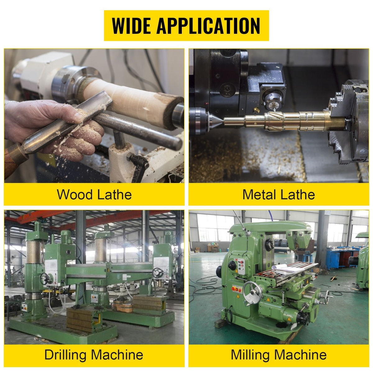 K72-125 Lathe Chuck, 5 Inch, 4-Jaw, Independent Metal Lathe Chuck with Reversible Jaw, Cast Iron Body, 0.276 -2.244 in Internal 1.89 -4.92 in External Jaw Clamping Range, for Lathes Machine