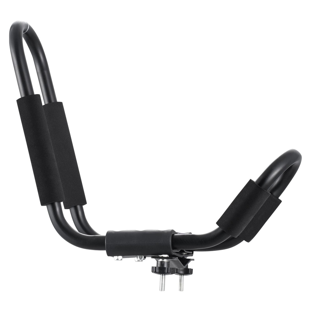Kayak Roof Rack 2 Pairs J-Bar, Soft Roof Rack, Top Mount Tie Down, Carrier for kayak, Surf Board, Canoe, SUP, Ski Board, Mount on Car, SUV, Truck, 2 Kayaks
