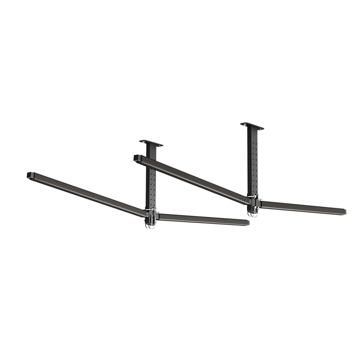 Kayak Storage Rack for 2 Kayaks, Holds Up to 250 lbs, Heavy Duty Adjustable Ceiling Rack for Garage Ceiling Mount, Overhead Garage Storage Hanger for Canoe, Ladder, SUP, Surfboard & Paddleboard