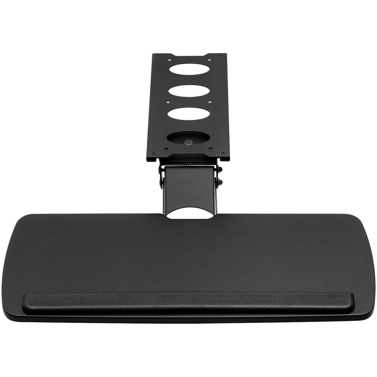 Keyboard Tray under Desk Adjustable Height, Height and Angle Adjustable under Desk Keyboard Tray Slide out, Large 25x9.8 inch Keyboard Holder under Desk for Typing in Home, Office Work