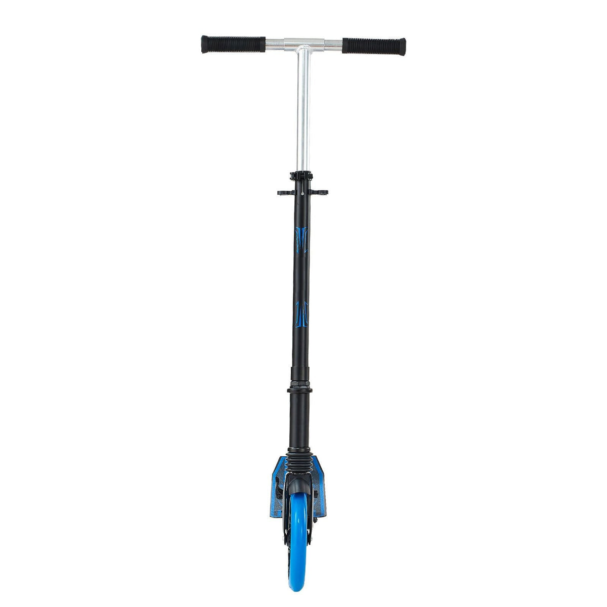 Kick Scooter for Kids Ages 8+, Teens & Adults, 2-Wheel Toddler Scooter with Adjustable Height Handlebar, Wide Anti-Slip Deck, Foldable Lightweight Frame for Boys & Girls up to 220 lbs, Blue