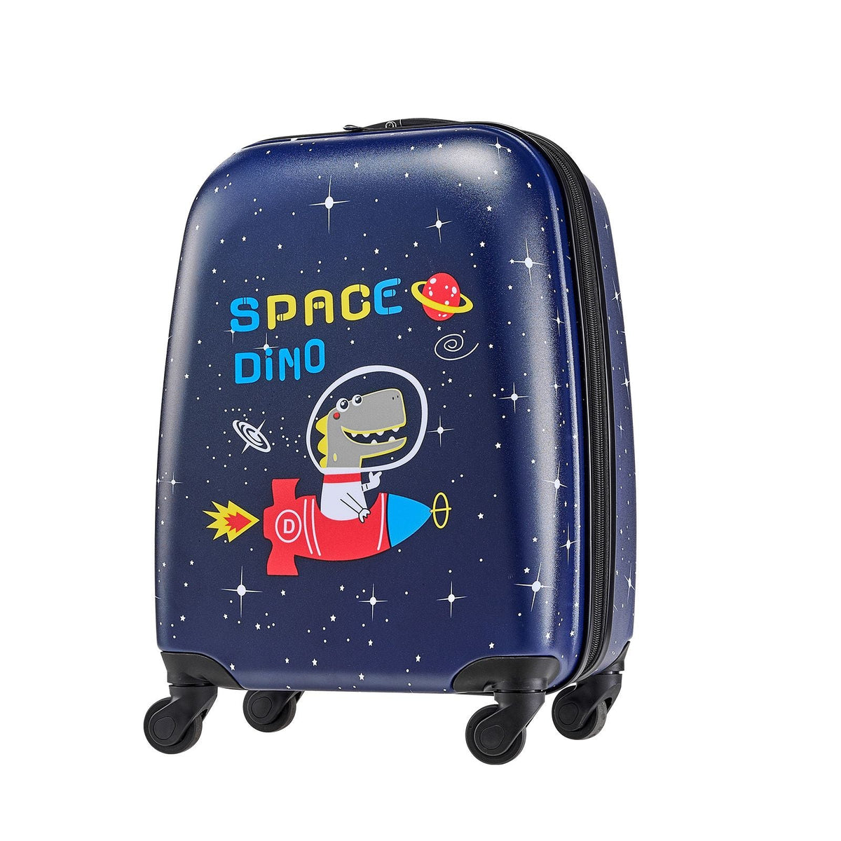 Kids Luggage Set, 2 Piece, 18 Inch Hardside Rolling Wheels Suitcase with Hard-Shell Backpack, Dinosaur Kids Carry on Luggage Set, Holiday Birthday Gift for Girls & Boys, Airline Approved