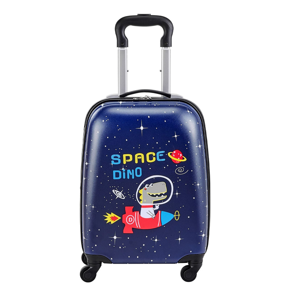 Kids Luggage Set, 2 Piece, 18 Inch Hardside Rolling Wheels Suitcase with Hard-Shell Backpack, Dinosaur Kids Carry on Luggage Set, Holiday Birthday Gift for Girls & Boys, Airline Approved