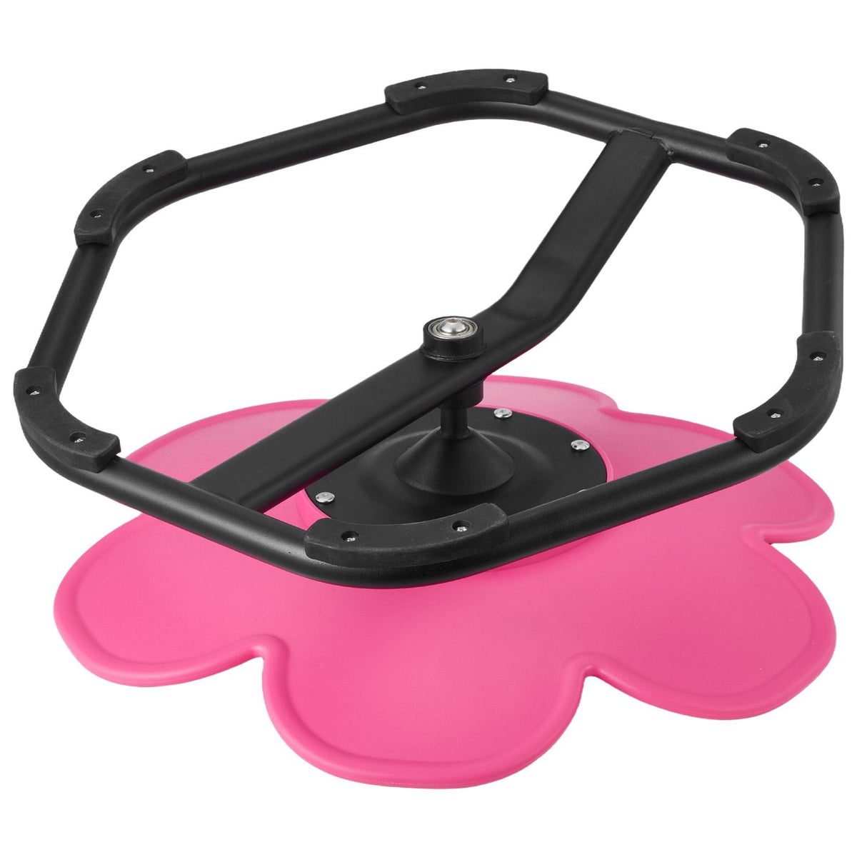 Kids Swivel Chair, 220 lbs Capacity, Flower Shape Sensory Spinning Chair, Autistic Kids Sensory Toy Seat with Non-Slip Metal Base, Toddler Sit & Spin Seat for Coordination Balance Focus, Rose