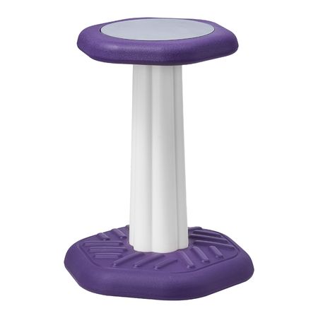 Kids Wobble Chair, Active Chair with Sponge Cushion, Wobble Stool Improves Focus, Posture and Calm Children, Ideal for Schools and Home, Age 7-14, Purple
