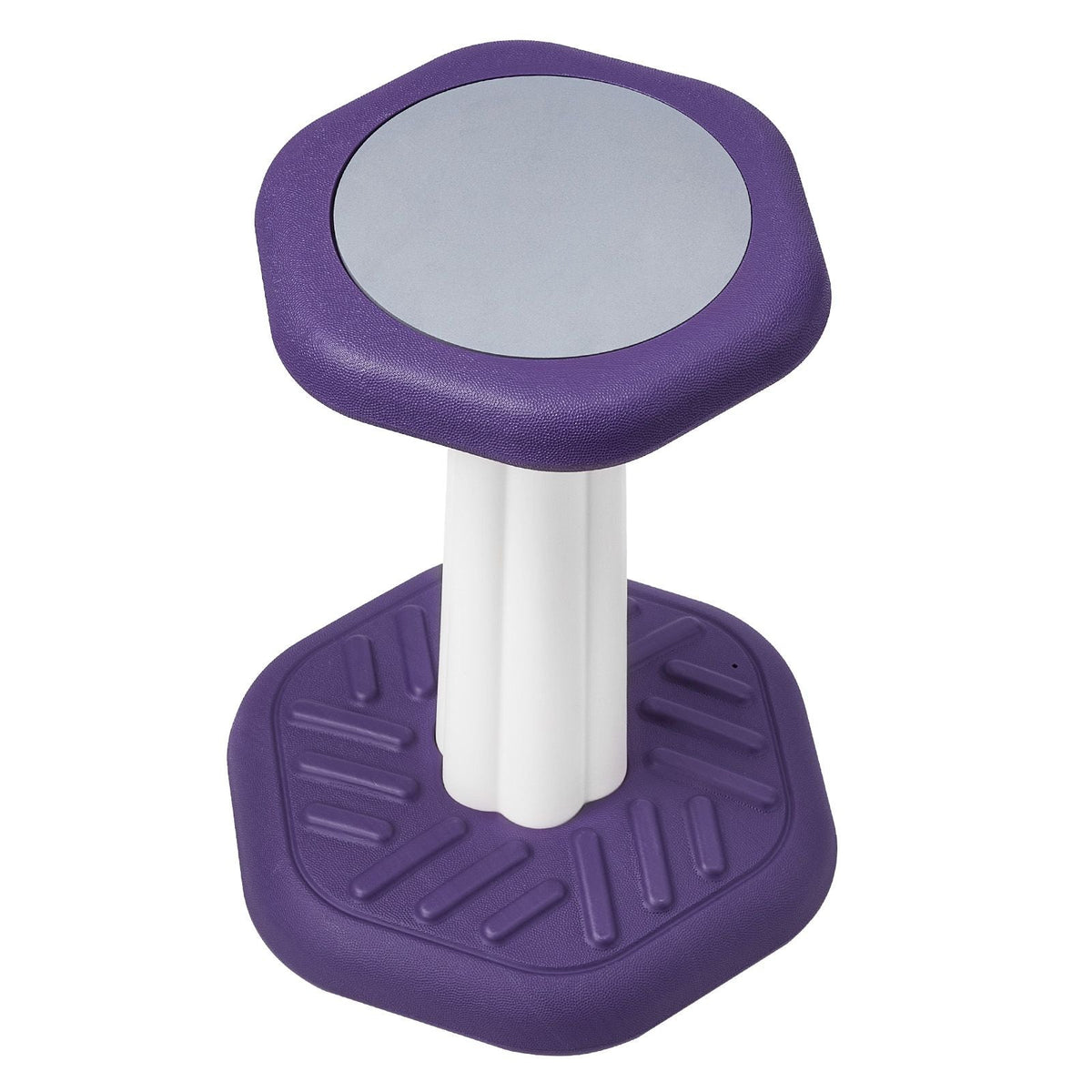 Kids Wobble Chair, Active Chair with Sponge Cushion, Wobble Stool Improves Focus, Posture and Calm Children, Ideal for Schools and Home, Age 7-14, Purple