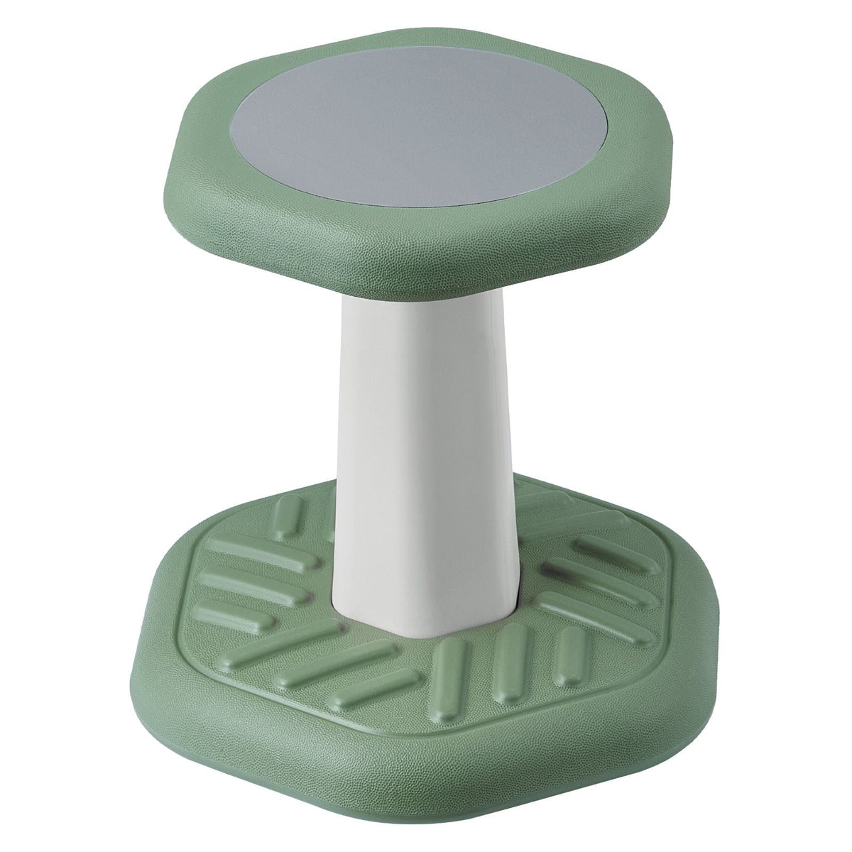 Kids Wobble Chair Active Chair with Sponge Cushion, Wobble Stool Improves Focus, Posture and Calm Children, Ideal for Schools and Preschools, Age 3-7, Green