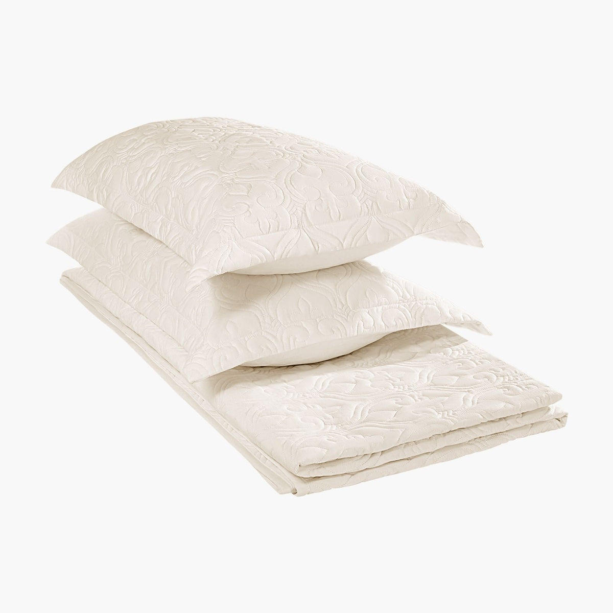 King Quilt Set, 3-Piece Lightweight Comforter, Cotton King Size Quilt Bedding Set, Beige Bedspreads with 1 Quilt and 2 Pillow Shams, Lightweight Bedspread Coverlet Bedding Set, for All Season