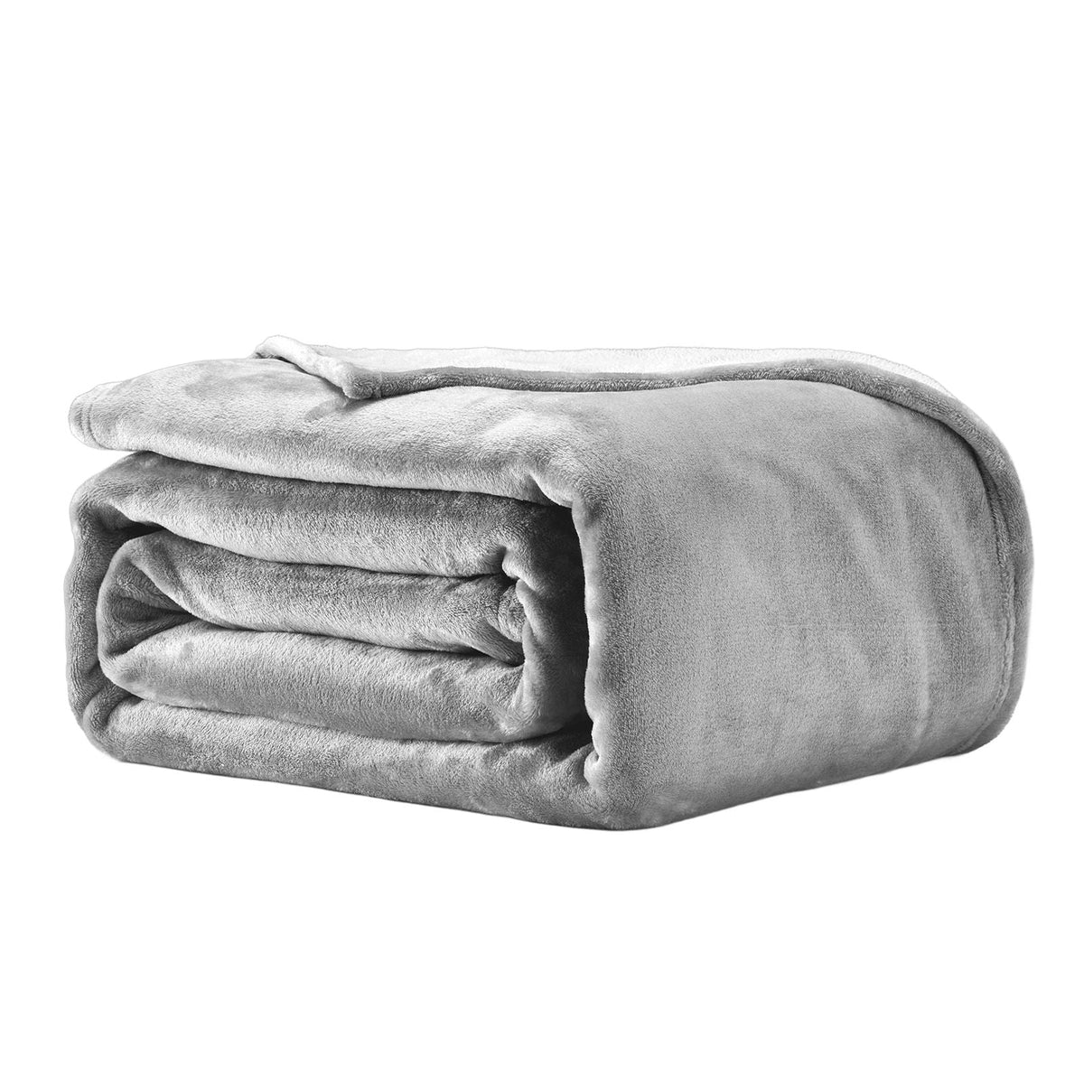 King Size Blanket, 108 x 90 inches, Lightweight and Fuzzy Throw Blanket for Bed, Cozy Grey King Blanket for All Season, Warm Plush Machine Washable Bedding, Grey