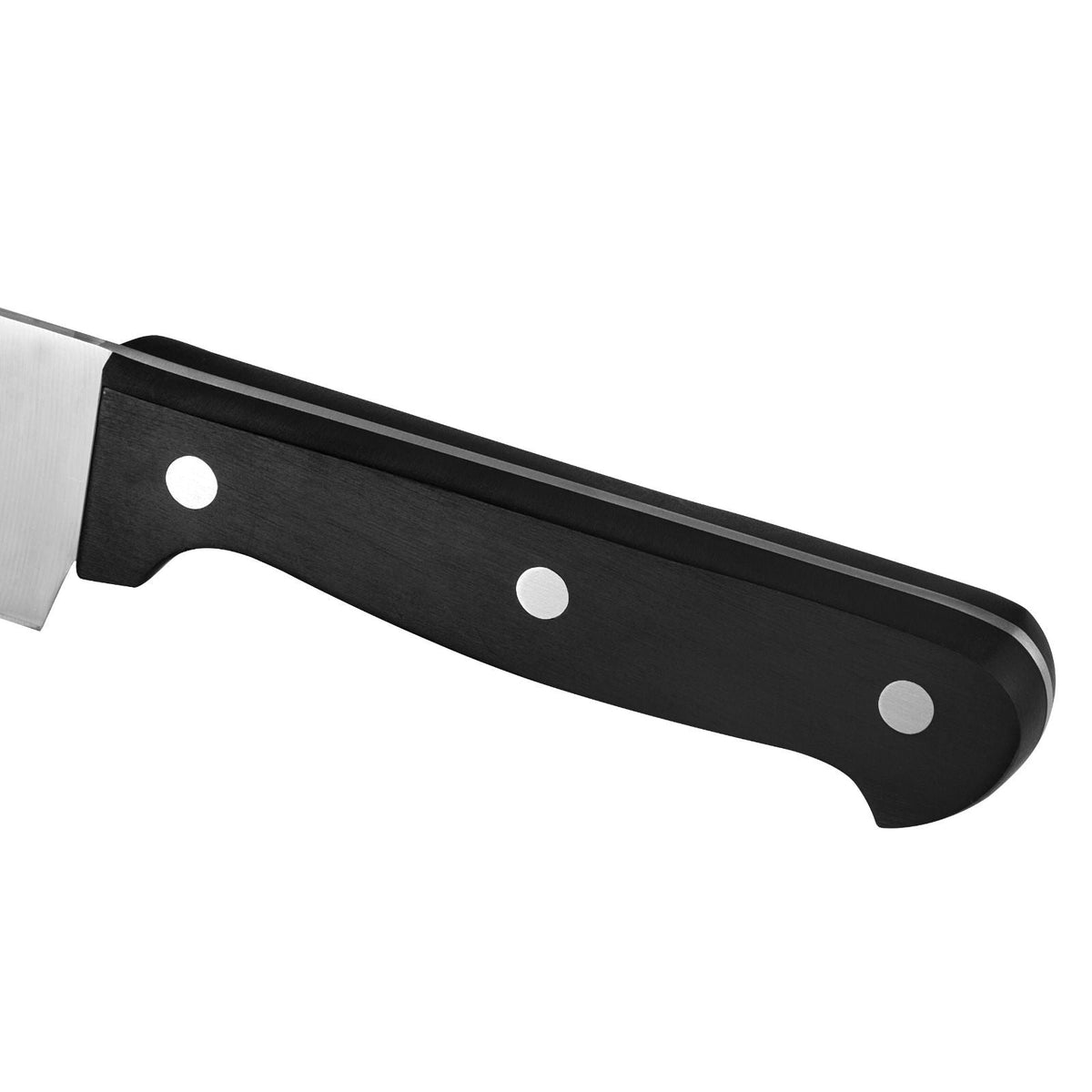 Kitchen Knife Set with Block and Sharpener, 15 Piece German High Carbon Stainless Steel Knife Set, Kitchen Cutlery with ABS Ergonomic Handle, Sharpening Rod and Wooden Block, for Home Cooks