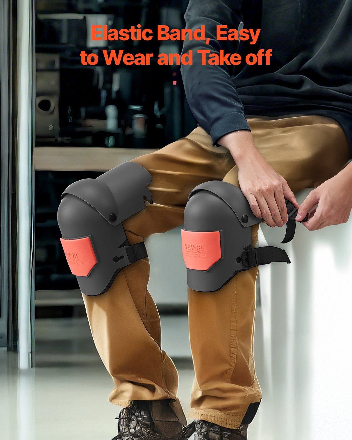 Knee Pads for Work Extra Thick for Construction Flooring Roofing Cleaning