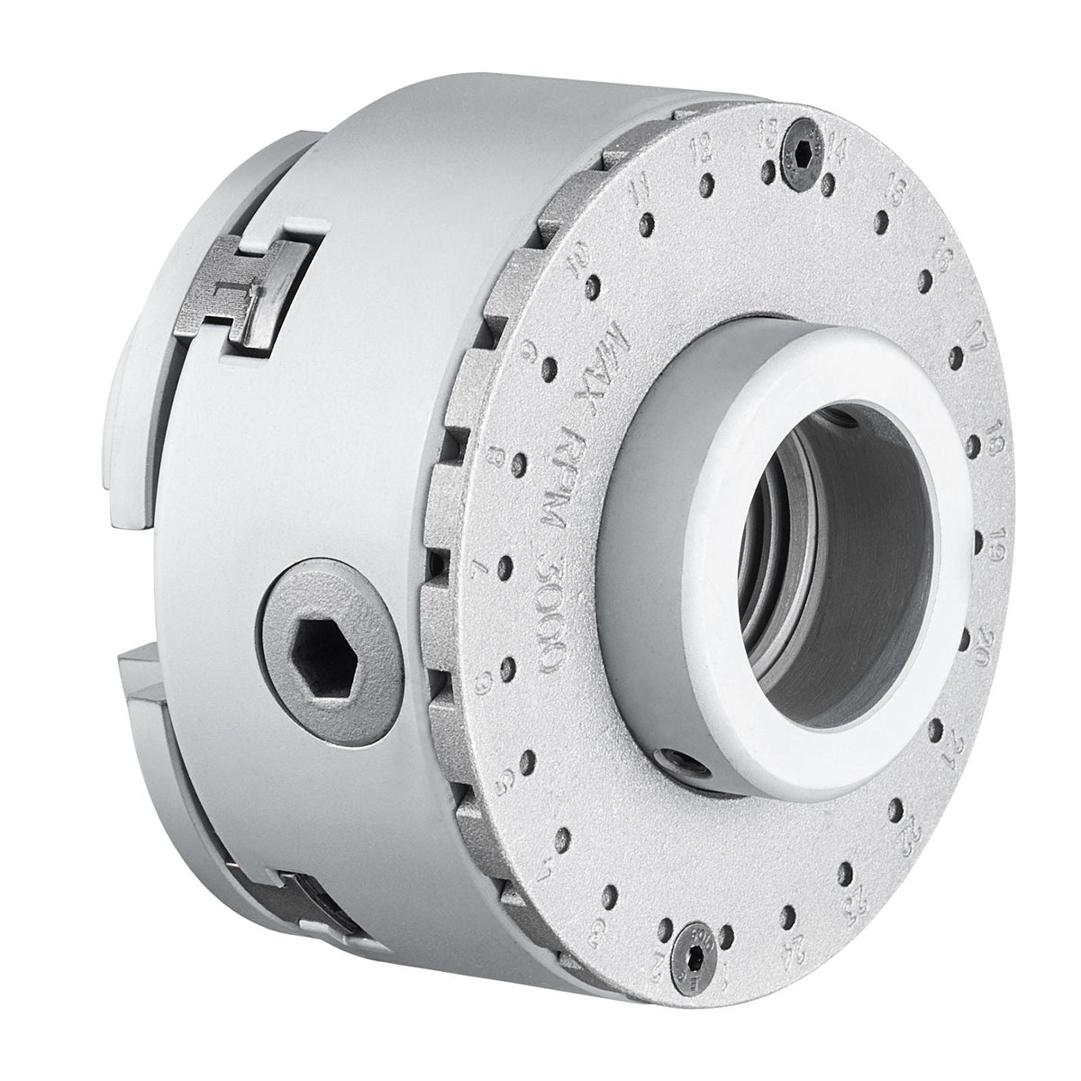 KP2-3/4 Lathe Chuck, 4-Jaw 2.75" Diameter, Metal Lathe Chuck Turning Machine Accessories, Self-centering Tool, for Lathe, Precision Machining, Grinding Machines, Milling Machines