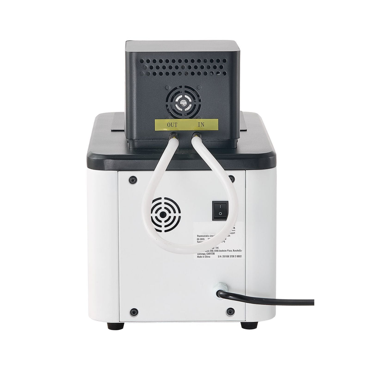 Laboratory High-Temperature Circulating Oil Bath, Up to 300 Celsius/572 Fahrenheit, 15 L Lab Constant Temp Heating Tank, 0.1 Celsius High Precision, Internal and External Dual Circulation