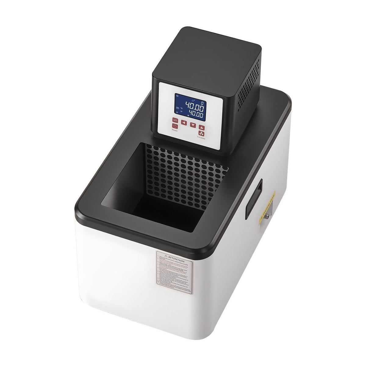 Laboratory High-Temperature Circulating Oil Bath, Up to 300 Celsius/572 Fahrenheit, 15 L Lab Constant Temp Heating Tank, 0.1 Celsius High Precision, Internal and External Dual Circulation