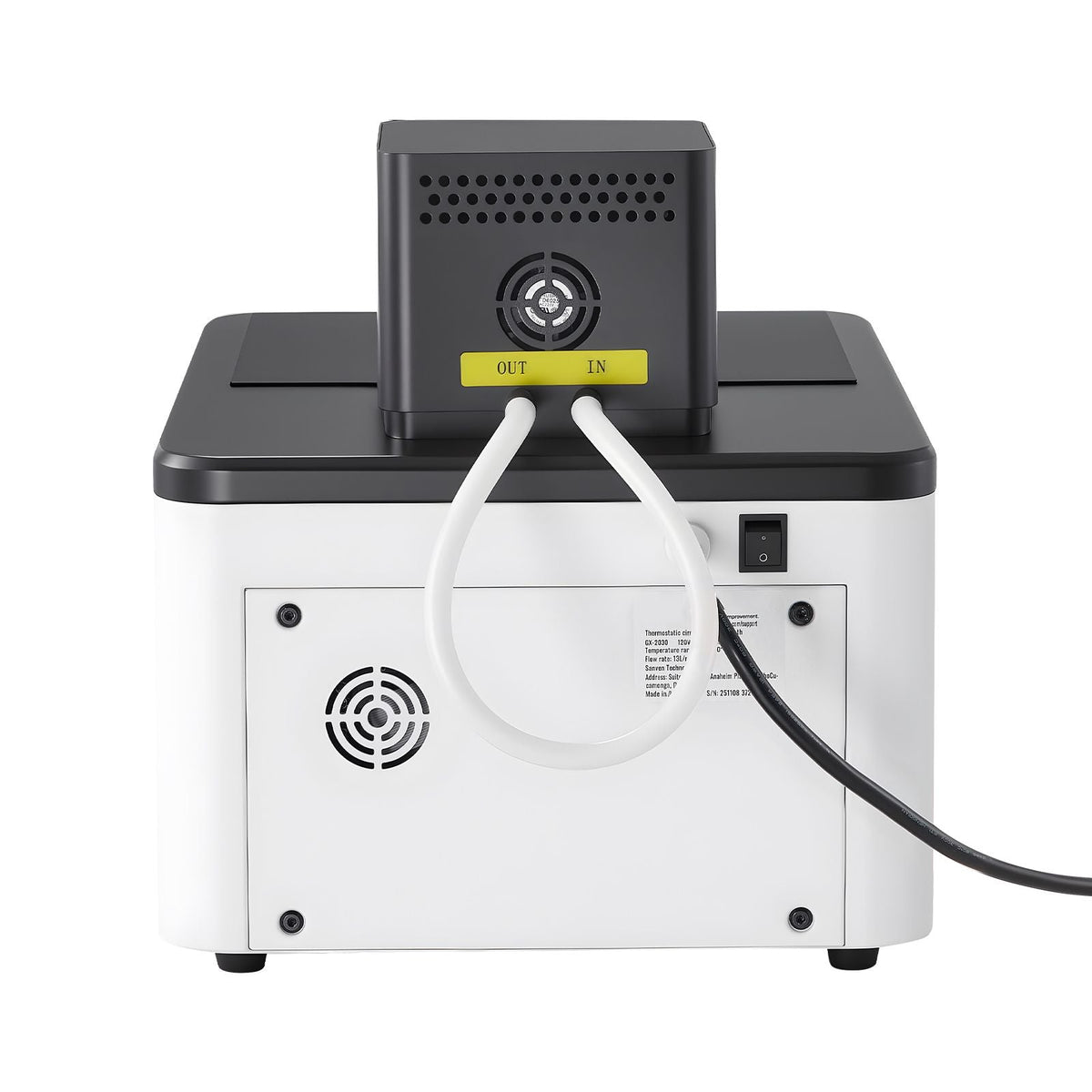 Laboratory High-Temperature Circulating Oil Bath, Up to 300 Celsius/572 Fahrenheit, 30 L Lab Constant Temperature Heating Tank, 0.1 Celsius High Precision, Internal and External Dual Circulation