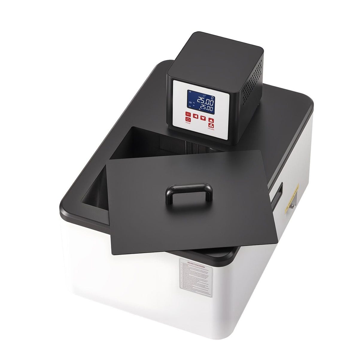 Laboratory High-Temperature Circulating Oil Bath, Up to 300 Celsius/572 Fahrenheit, 30 L Lab Constant Temperature Heating Tank, 0.1 Celsius High Precision, Internal and External Dual Circulation