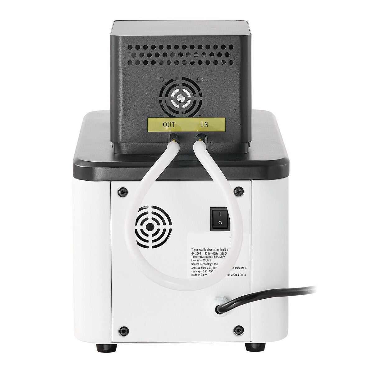 Laboratory High-Temperature Circulating Oil Bath, Up to 300 Celsius/572 Fahrenheit, 6 L Lab Constant Temp Heating Tank, 0.1 Celsius High Precision, Internal and External Dual Circulation