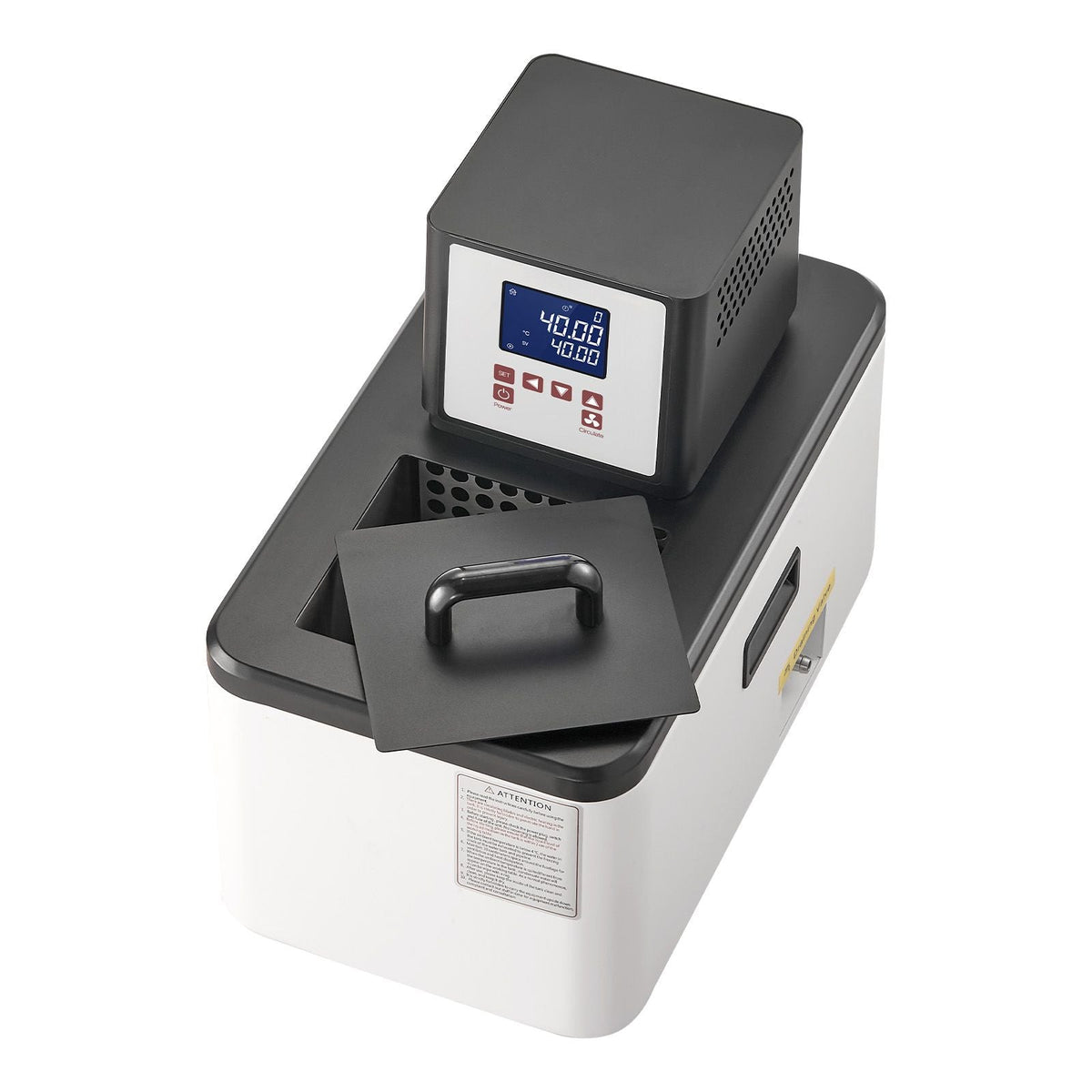 Laboratory High-Temperature Circulating Oil Bath, Up to 300 Celsius/572 Fahrenheit, 6 L Lab Constant Temp Heating Tank, 0.1 Celsius High Precision, Internal and External Dual Circulation