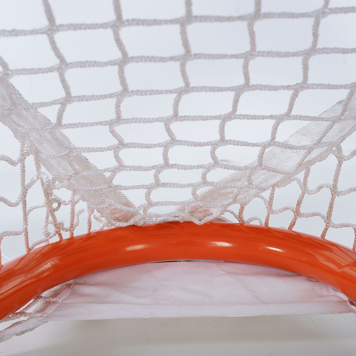 Lacrosse Goal, 6' x 6' Lacrosse Net, Steel Frame Backyard Lacrosse Training Equipment, Portable Lacrosse Goal with Carry Bag, Quick & Easy Setup, Perfect for Youth Adult Training, Orange