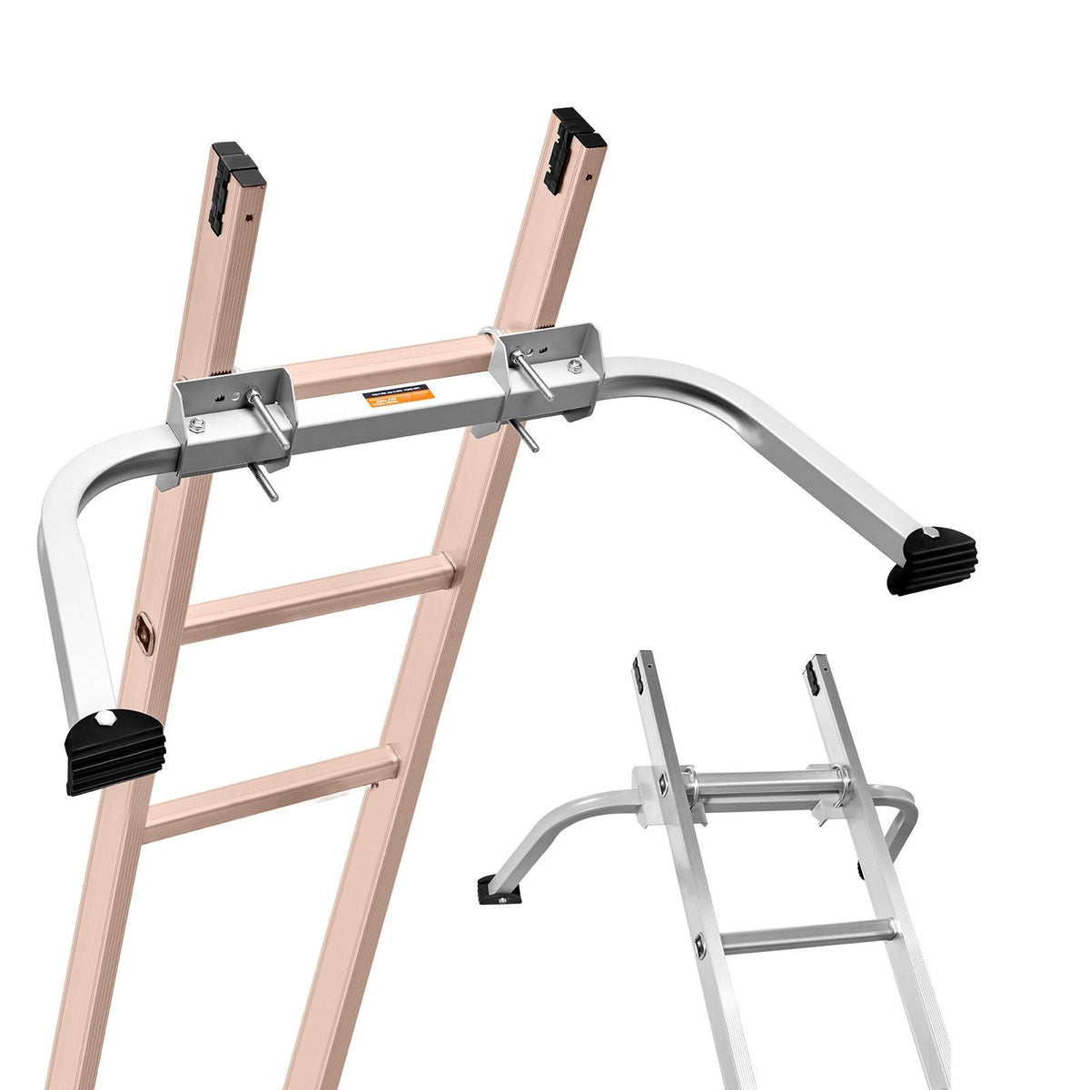 Ladder Stabilizer, Extension Ladder Standoff, Heavy Duty Wing Span/Wall Ladder Accessories for Roof Gutter, Easy to Use & Wide Adaptability & Anti-slip Rubber Feet, 330 lbs Weight Rating